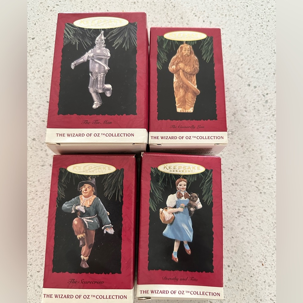 Hallmark keepsake ornaments-Wizard of Oz collection